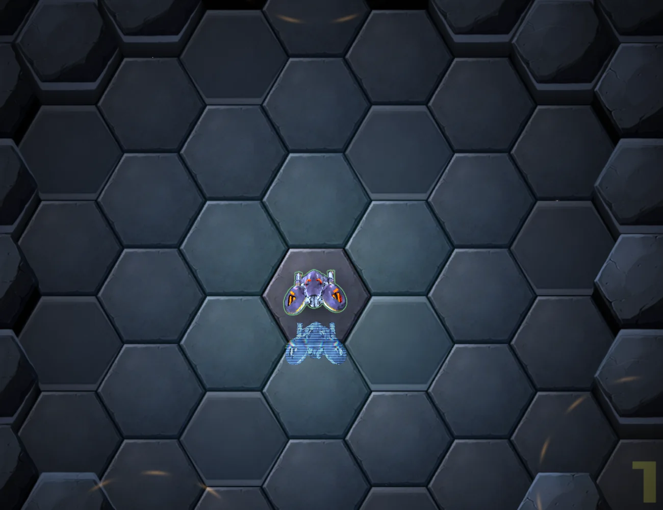 The AFTERIMAGE hologram next to the drone, a 1,625-splat model